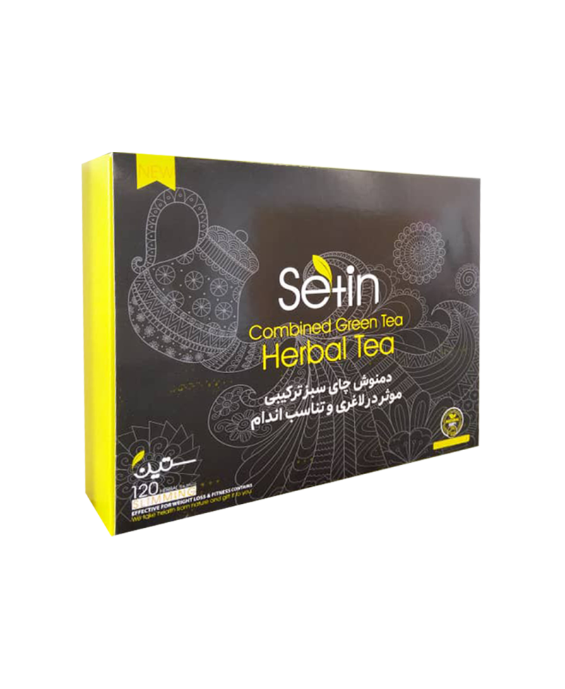 دمنوش چای سبز لاغری بسته‌بندی اصلی بیزتک