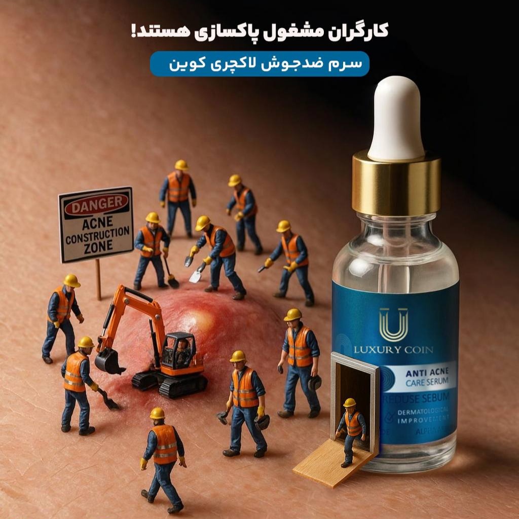 سرم آنتی آکنه لاکچری کوین