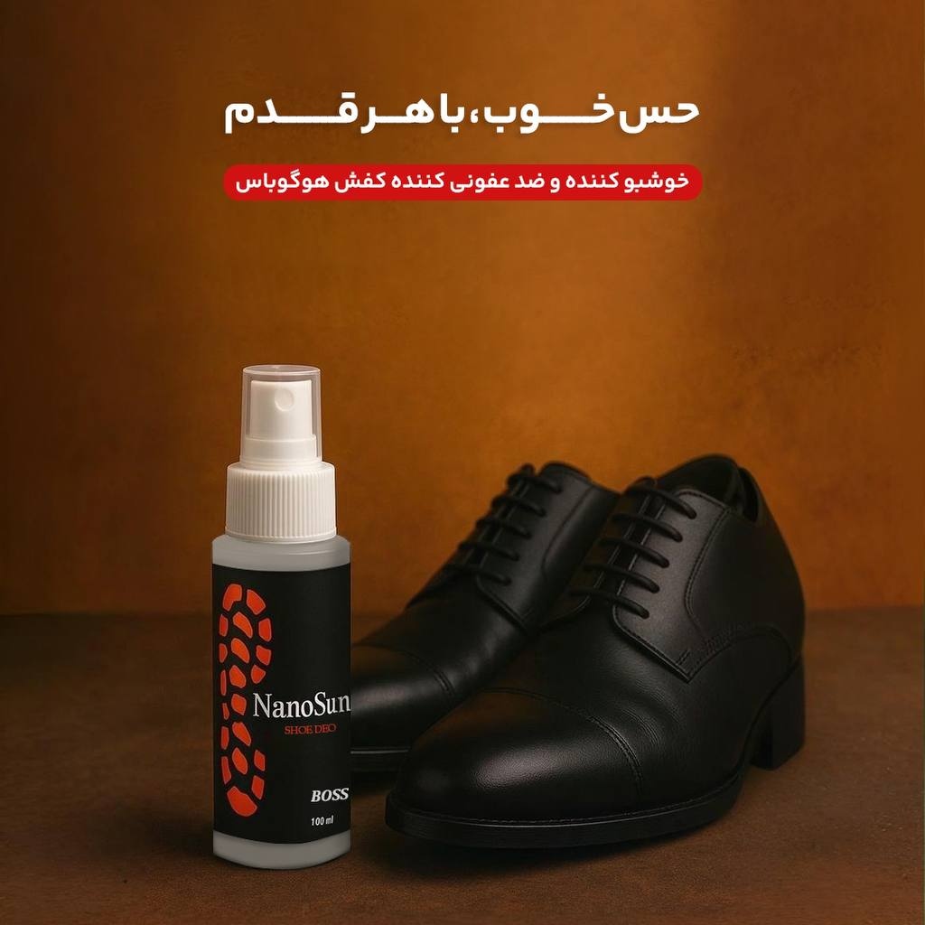 خوشبو کننده و ضدعفونی کننده کفش نانو